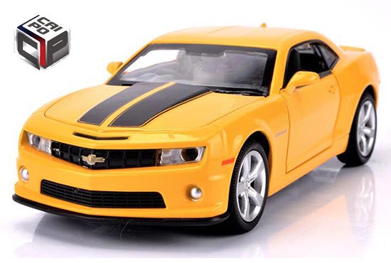CaiPo Chevrolet Camaro Diecast Toy 1:32 Scale Black / Yellow