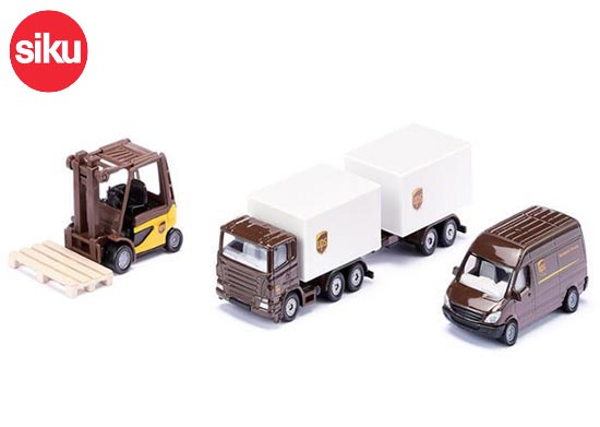 SIKU 6324 UPS Logistics Diecast Toys Sets