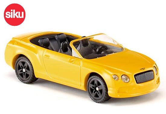 SIKU 1507 Bentley GT V8 Convertible Diecast Car Toy Yellow