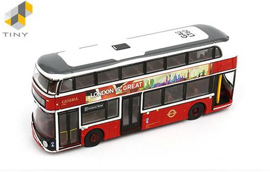 Tiny London New Routemaster LT60 Double Decker Bus Diecast Toy
