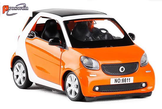 Proswon Smart Diecast Car Toy 1:32 Scale Red / Orange