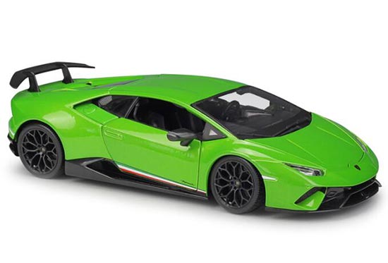 MaiSto Lamborghini Huracan Performante Diecast Car Model Green