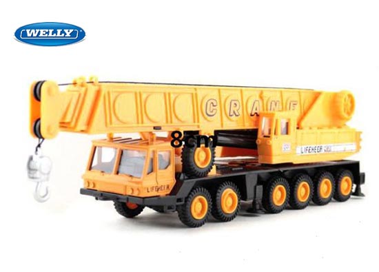 Welly Mobile Crane Diecast Toy Yellow