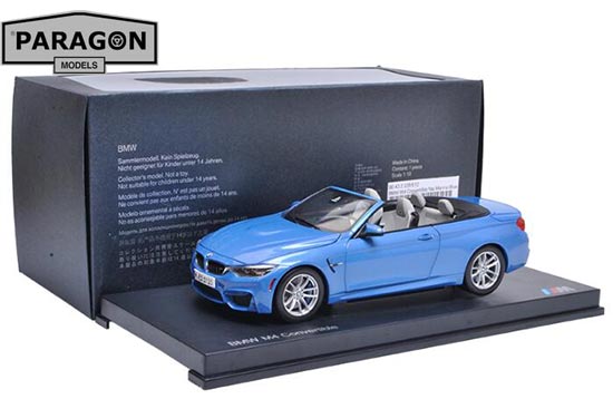 Paragon BMW M4 Convertible Diecast Car Model 1:18 Scale