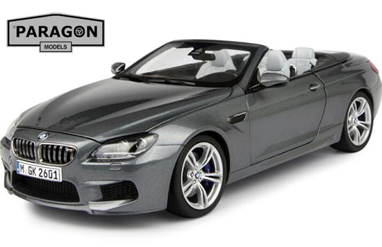 Paragon BMW M6 Cabrio Diecast Car Model 1:18 Scale Red / Gray