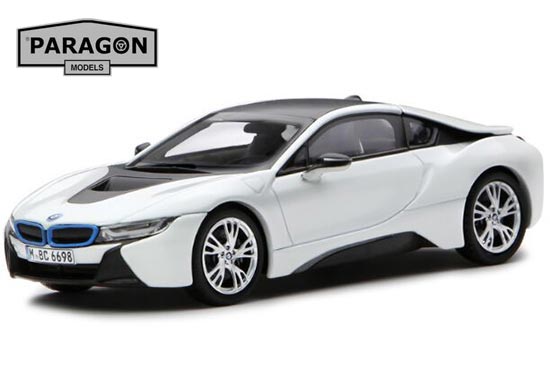 Paragon BMW I8 Diecast Car Model 1:43 Scale Silver