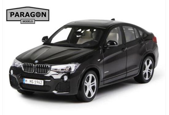 Paragon BMW X4 Diecast SUV Model 1:18 Scale Black