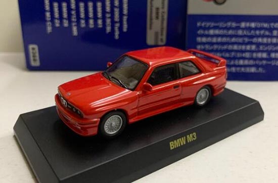 Kyosho 1985 BMW M3 Diecast Car Model 1:64 Scale Red