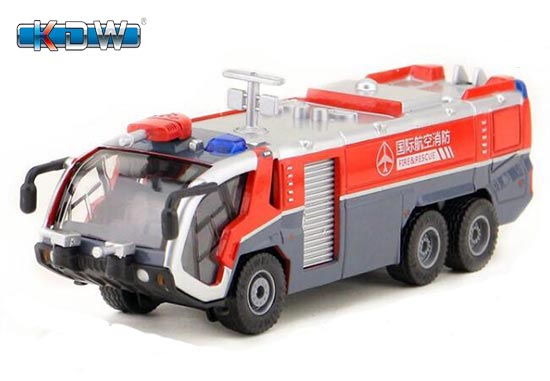 KDW Airfield Water Cannon Fire Engine Truck Diecast Toy 1:50