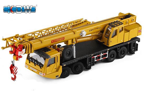 KDW Mega Lifter Diecast Toy 1:55 Scale Yellow