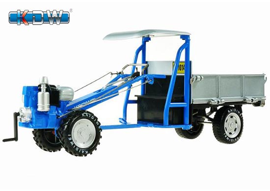 KDW Walking Tractor Diecast Toy 1:16 Scale Red / Blue