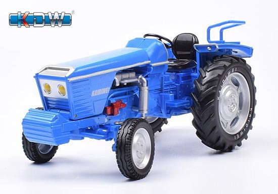 KDW Tractor Diecast Toy 1:18 Scale Red / Blue