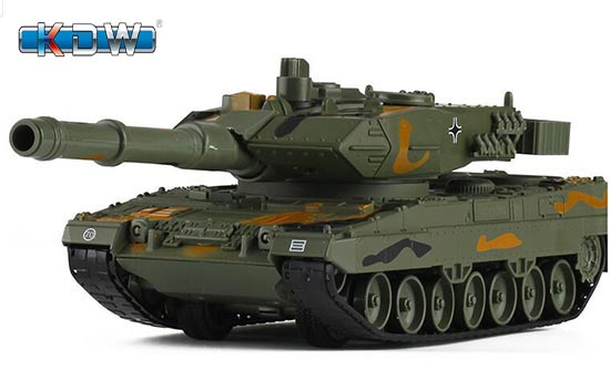 KDW Leopard 2 Main Battle Tank Diecast Toy 1:40 Army Green
