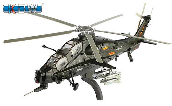 KDW CAIC Z-10 Fiery Thunderbolt Helicopter Diecast Model 1:48