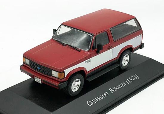 IXO 1989 Chevrolet Bonanza Diecast Car Model 1:43 Red-White