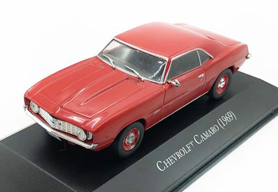 IXO 1969 Chevrolet Camaro Diecast Car Model 1:43 Scale Red