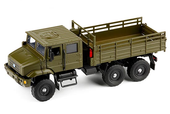 JKM FAW Jiefang MV3 Truck Diecast Toy 1:36 Scale Army Green