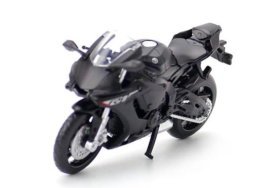 Caipo Yamaha YZF R1 Diecast Motorbike Model 1:18 Black / White