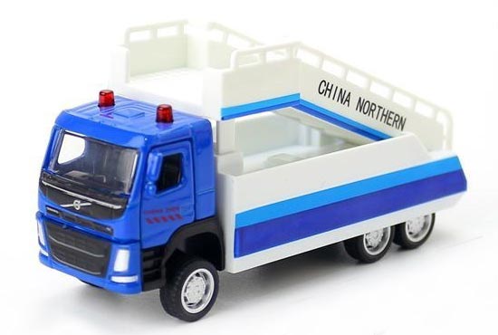 Caipo Volvo Boarding Vehicle Diecast Toy 1:72 Scale White-Blue