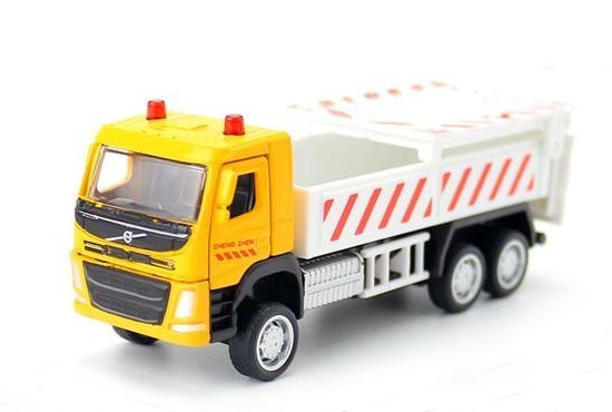 Caipo Volvo Road Indicating Vehicle Diecast Toy 1:72 Yellow