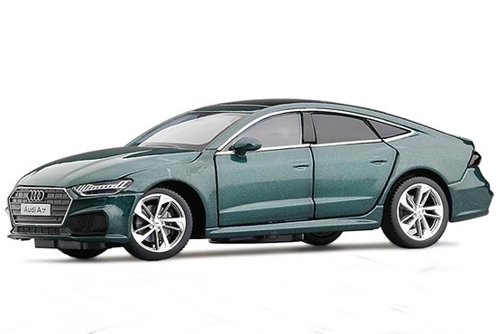 JKM Audi A7 Diecast Car Toy 1:32 Black / White / Blue / Green