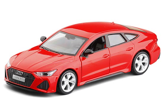 Caipo Audi RS7 Sportback Diecast Toy 1:35 Red / Black / Silver