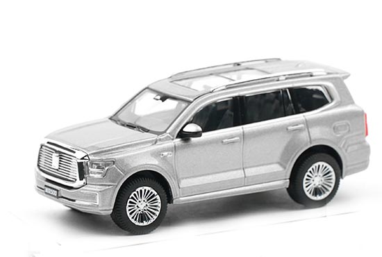 XCARTOYS 2022 Tank 500 SUV Diecast Model 1:64 Scale Silver