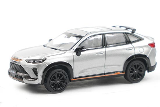 XCARTOYS 2022 Haval H6S SUV Diecast Model 1:64 Silver /Blue