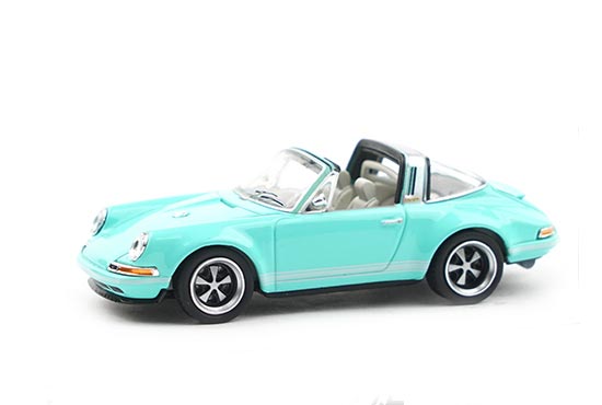 XCARTOYS Porsche Targa Diecast Car Model 1:64 Scale Blue