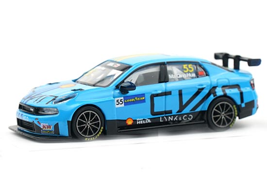 XCARTOYS 2022 Lynk & Co 03 TCR Race Car Diecast Model 1:64 Blue