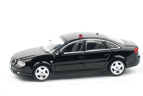 XCARTOYS Audi A6 C5 Police Diecast Model 1:64 Scale Black