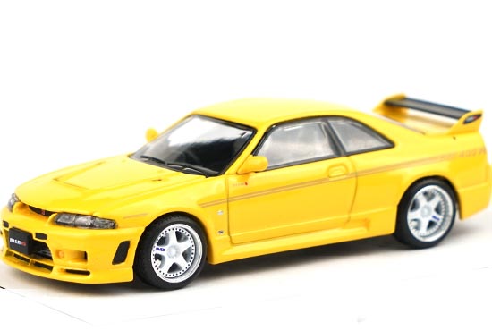 XCARTOYS Nissan Nismo 400R Diecast Car Model 1:64 Scale Yellow